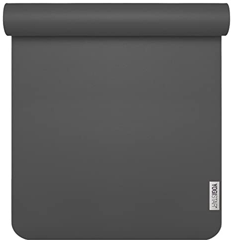 Yogimat® Sun Yogamatte - 6mm Graphit - Extrem Rutschfest für Yoga