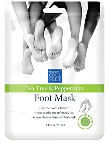 Escenti Tea Tree & Peppermint 20 Minute Foot Mask