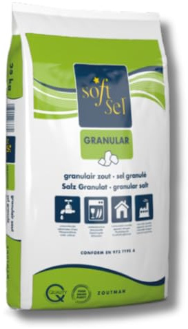 Zoutman Industries SOFT-SEL® GRANULAR Spülmaschinensalz 25kg, Geschirrspülmittel, Granular, Unparfümiert
