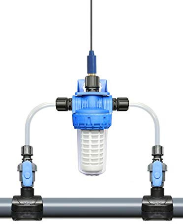 GT-Technik Bypass Messzelle Durchflussarmatur/Elektrodenhalter-Set für 12mm Elektrode mit Anbohrschellen 50 mm - Ideal für Pool-Elektroden PH/REDOX Pool Chlor Redox