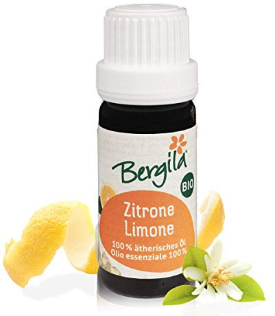 Bergila olio essenziale LIMONE BIO, 30 ml - 100% naturale di materia prima biologica - qualità controllata e certificata