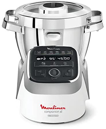 Moulinex - robot cuiseur multifonctions 3l 1550w silver hf807e10
