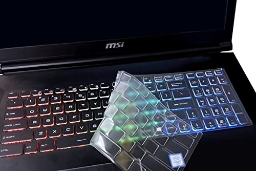 Tastaturabdeckung für 15.6 17.3 MSI Gaming Laptop GE77 GS76 GP76 GE76 GP65 GL65 GE65 GE75 GL75 GS75 GF75 WS75 WE75 GP75 GT76 GS73 GT73VR GEGEGE63 GL66 3 Raider, MSI Raider Stealth/Vector/Leopard