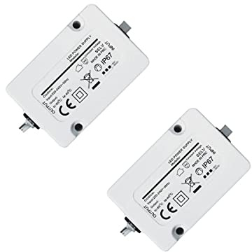 Confezione Alimentatore 12V Mini 1A 12W Impermeabile Stagno IP67 da Scatola 503 per Strip Led, Telecamere, Elettronica (2)