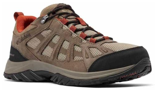 Columbia Redmond 3 WP, Scarpe da Trekking Basse Uomo, Pebble/Dark Sienna 2024, 48 EU