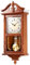 AYRELY® 64.5cm Vintage Grandfather Clock with Pendulum and Chimes, Hourly/Quarter-Hour Chimes, Rubberwood Frame, Large Classic Wall Clock for Living Room, Home Décor Gift