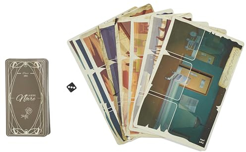 MISTER GADGET - MG3479 Jeu Escape Game La Rose Noire - Enquête à Paris - Incarnez Gabin pour résoudre Le mystère du meurtrier - 78 Cartes - pour Joueurs dès 16 Ans