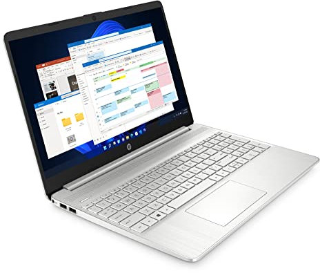 HP Laptop PC 15s-fq2039sa | Intel Core i3-1115G4 Processor | 4GB RAM | 128GB SSD | Intel UHD Graphics | 15.6 inch Full HD 16:9 display | Windows 11 Home in S Mode | Natural Silver (Renewed)