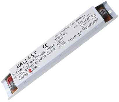 Reattore elettronico per lampade fluorescenti， Alimentatore elettronico istantaneo for lampada fluorescente T8 da 36 W, universale, facile da usare