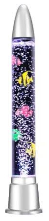 Lámpara de burbujas de peces con 7 colores, luz LED sensorial for acuario, lámpara de ambiente for aliviar la ansiedad, ideal for habitación infantil, regalo de decoración del hogar.(70cm/27.55in)