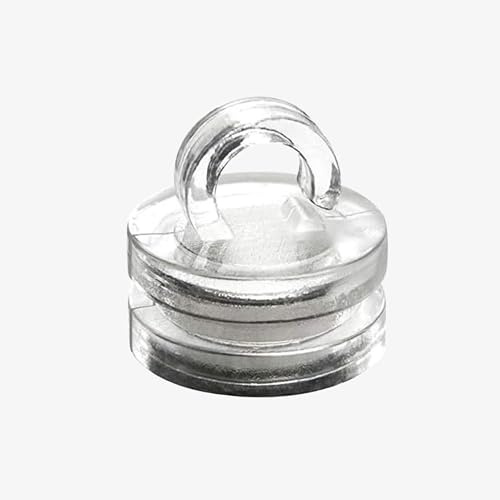 Hooklift Magnethaken transparent 10 Stück – Starke Neodym-Power für flexible Befestigung (Ø 16 mm, 2 kg Tragkraft)