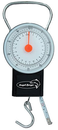 Angel-Berger Waage mit Maßband Hängewaage Anglerwaage