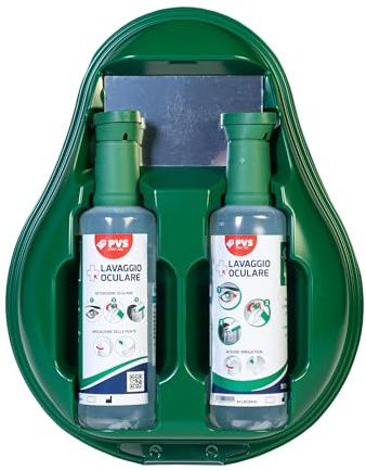 Drop Augenspülstation, 2 Flaschen sterile Lösung, 1L