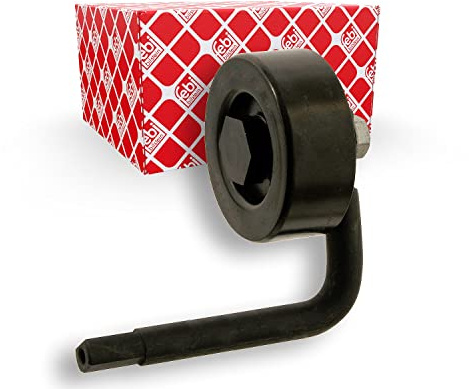 febi bilstein 30118 Spannrolle mit Halter, für Keilrippenriemen, 1 Stück | Kompatibel mit: BMW 3, 3 Touring, 5, 5 Touring, 7