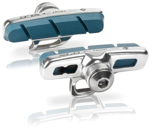 XLC Bremsschuhe Cartridge Road Campa für Carbon 4er Set 50 mm, silber/blau, 2500385710