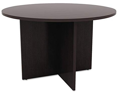 Alera alera Valencia Round Conference Table with Legs, 42 Diameter x 29.5h, Espresso