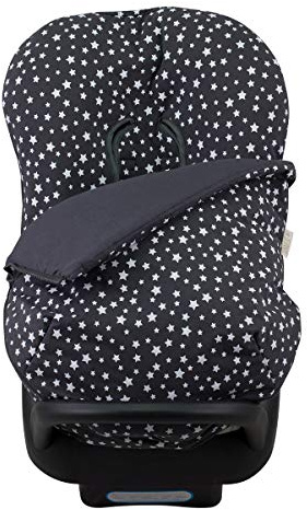 JYOKO KIDS Universal Winterfußsack für Babyschale Babyschale (Baumwolle, Winter Sky)