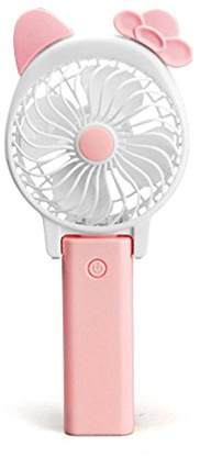 Mini Ventilateur à Main USB Rechargeable Ventilateur de Poche Silencieux et Puissant Mini Fan Ventilo Portable Motif Animal Adorable Petit Ventilateur de Bureau - Pour Maison/ Voyage/ Camping