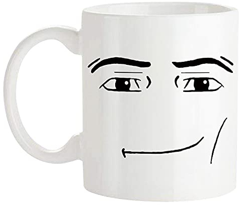 Saviola - Tasse mit Gesicht - Mann, lustige Gamer-Becher, Geburtstags-Tasse, 325 ml, Kaffeetasse/Tasse, weiß, 1 Stück (1 Stück)