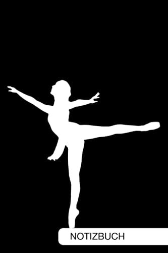 Notizbuch: A5 punktraster / dotted / gepunktet - Ballett - 106 Seiten, 2 für personalisierbares Inhaltsverzeichnis, modernes Notizbuch / Notebook / Journal im ansprechenden Design - 6*9 Zoll (ca. A5)