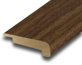 Universal Moudlings Laminate & Wood Flooring Stair Step Nosing MDF Threshold Strip Edge Corner Profile (Walnut)