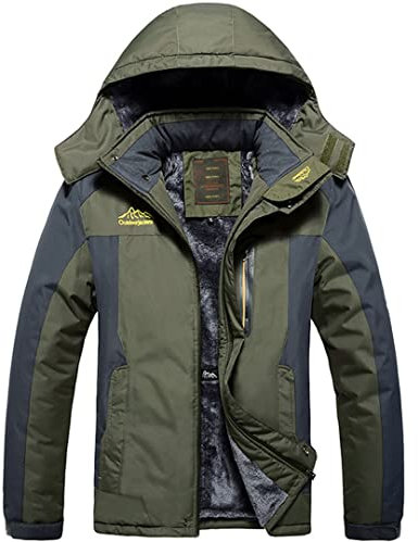 Skijacke Hosen Herren Winter Warm Dicke Jacke + Hose 2 Stück Set Skifahren Fleece Mantel Hosen Skianzug Jacke Hose 9 6XL