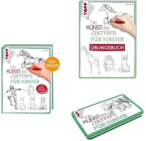 Kinder zeichen Premium Starter Paket. Der perfekte Start in die Welt des Zeichnens für Kinder