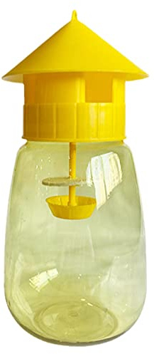 Trappola per mosche per frutta in plastica gialla trappola per Drosophila cattura mosche parassiti insetti J8k8 controllo fattoria frutteto per la casa 20 x 9,5 cm