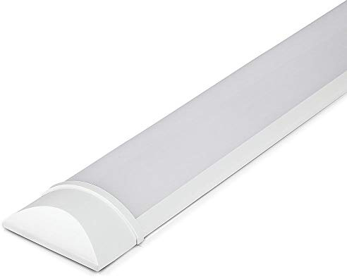 LEDBRITE 6ft 54W LED Batten Light | 4000K Natural White IP20 Ceiling Strip Light | 120lm/W Fluorescent Replacement for Garage Workshop Office Utility Room (6ft 180cm)