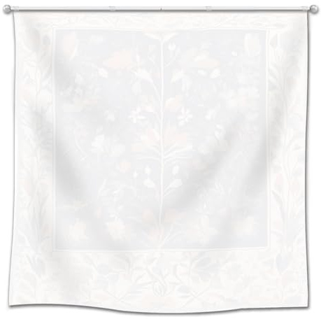 Tapestry Hanging Telescopic Rod 17-64 inch for Lightweight Aesthetic Tapestries Room Deco Scalable Wall Hanging Bar Banner Hanger Pole (White/Silver)
