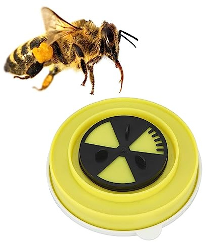 Restokki Distributeur D'acide Pour Ruches, Conteneur De Traitement des Acariens, Distributeur D'acide Formique Outils Pour Gérer les Acariens Varroa Dans les Ruches D'abeilles Mellifères