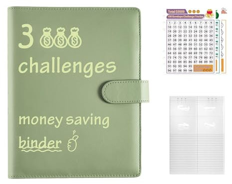 Budget Planner Mit Binder - Haushaltsbuch Planner Geldumschläge Umschlagmethode Mit 100 Geldumschlägen Zur Budgetierung, Budgetplaner Geld Organizer Sparbuch Für Finanzplaner Sparen Mappe