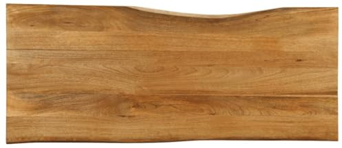vidaXL Bordsskiva 140x60x2,5 cm levande kant massivt mangoträ