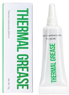 Creality Pâte thermique officielle 10 g 1 pièce pour imprimante 3D, forte conductivité thermique, isolation et pas de corrosion, sûre et respectueuse de l'environnement, résistance aux hautes et