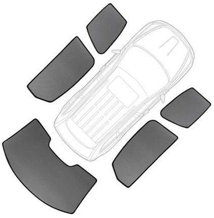 SIMICASE Sonnenschutz Für Peugeot 308 II T9 Fließheck 13-22 Sonnenschutz Frontscheibe Magnetischer Mesh-Vorhang Rückseite Sonnenblende Schatten Autovorhänge(5pcs)