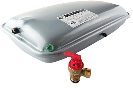 HTS - Vaillant Boiler Expansion Vessel (10L) + Pressure Relief Valve (PRV) 178985 181051