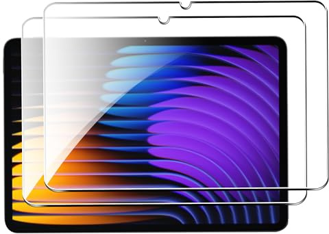 Heioloo 2 Piezas Cristal Templado para Xiaomi Pad 8/8 Pro/Pad 7/7 Pro 11.2 2024 Protector de Pantalla Vidrio Templado, Sin Burbujas, Dureza 9H, Resistente a Arañazos