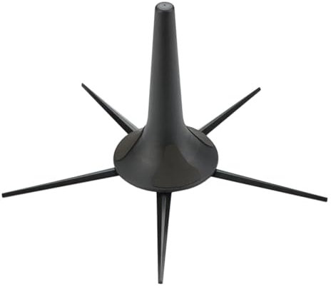 wudoo Trompetenständer Halterung Tragbar 5 Metallbein Faltbarer Kompakter Dreibein-Display-Ständer