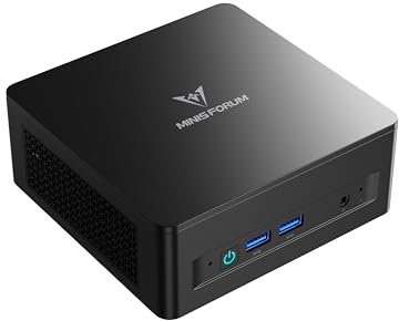 MINISFORUM Mini PC UM690L Slim, processore AMD Ryzen 9 6900HX a 8 core fino a 4,9 GHz, AMD Radeon 680M, 32 GB LPDDR5(On Board) / 500 GB SSD, HDMI/USB4/DP, Wifi 6E, BT5.2, USB 3.2 x 2