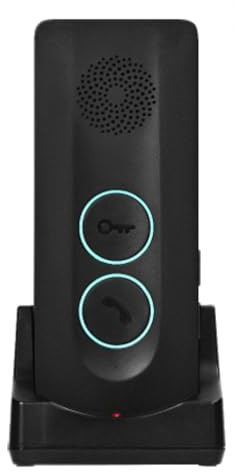 Miratic Unifon Drahtlose Audio-Gegensprechanlage Reichweite 440 mm, Schwarz mit Ladestation und Wiederaufladbarem 18650 Akku Erweiterbar für Kit M1-DB-34WS/B
