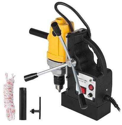 MD13 Magnetische Bohrmaschine 8500N Magnetkraft Tischplatte 750W Multifunktionale elektrische tragbare Tisch-Kernbohrmaschine Heimwerkerprojekte für Anfänger