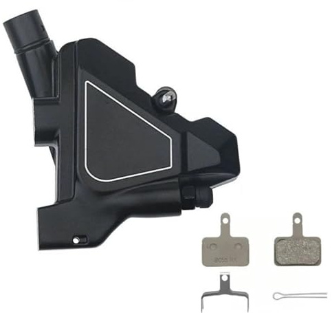 UR300 Hydraulisk skivbromsok Flat Mount Dual Piston Road Stadscykel främre bakre bromsok med belägg(Rear With B05S)