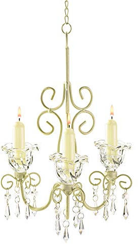 Gifts & Decor Shabby Elegance Scrollwork Candleholder Chic Decor