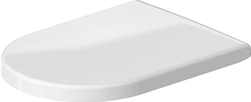 Duravit 0067710000 WC-Sitz Starck 3 ohne Absenkautomatik Scharniere Edelstahl für 210409, weiß