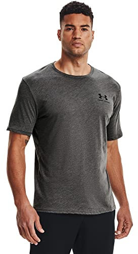 Under Armour Men's UA Sportstyle Left Chest Short Sleeve Shirt XLT Gray