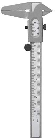 Messschieber, hochpräzise Metall-Messschieber Manuelle Messschieber Werkzeuge Mikrometer Lineal(5 Zoll)