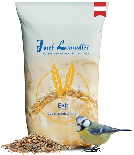 Leimüller Vogelfutter Winter Spezial 5kg Wildvogelfutter Wildvögel Vögel | Mit Insekten & Sonnenblumenkerne, energiereich, Streufutter, Winterfutter Wildvögel