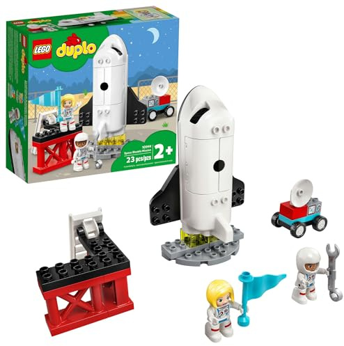 Lego DUPLO Town Space Shuttle Mission 10944 Building Toy; Space Shuttle Creative Learning Playset, New 2021 (23 Pieces)