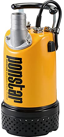 KOSHIN PBX7-55022 Pompe Submersible 2 (50 mm) – Pompe Vide-Cave Électrique 230V, Débit Élevé pour Eau Claire et Chargée – Drainage Chantier, Bassin, Jardin, Industrie