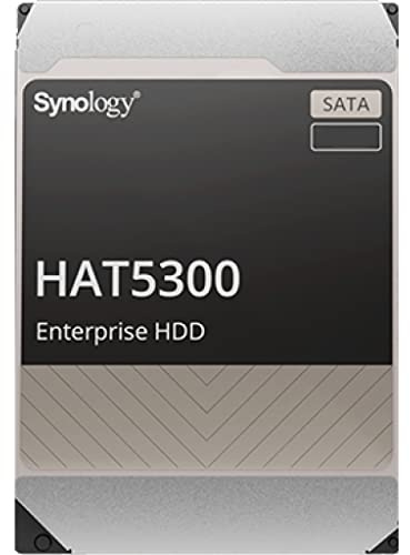 Synology HAT5300 8TB 3.5' 7200rpm SATA HDD; Designed for 24/7 environments
